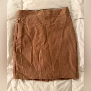 J. Crew Brown Pencil Skirt